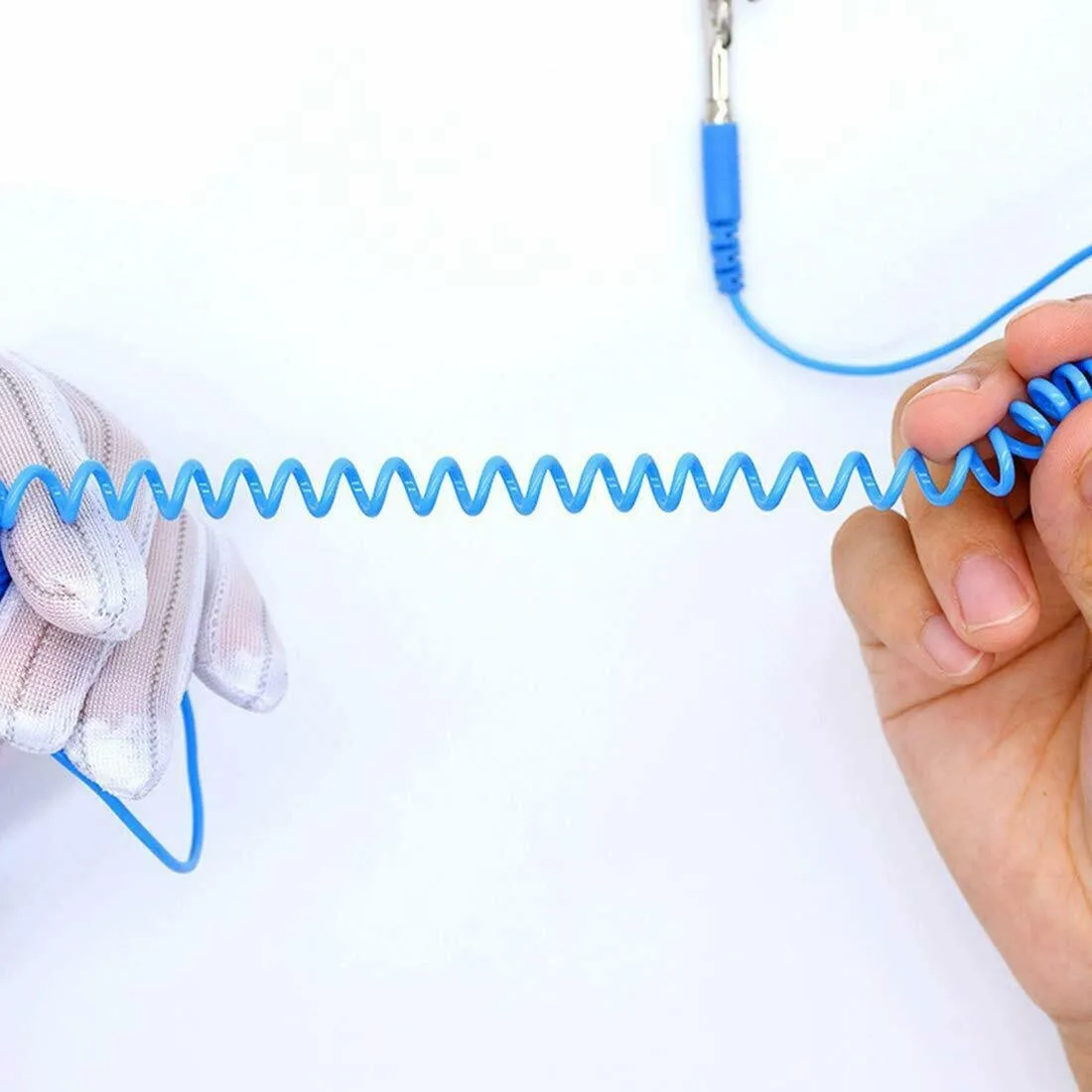 1Pcs Brand Anti Static ESD Wrist Strap Discharge Grounding Prevent Static Shock With Clip For Sensitive Electronics Repair Work image 5