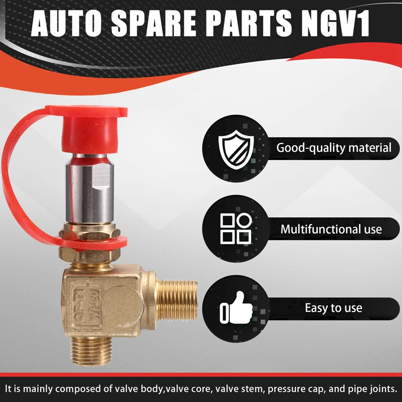 Auto Spare Parts NGV1 Filling Valve Gnc Gas Cylinder Valve Car Cylinder Cng Complete Kits For Cng