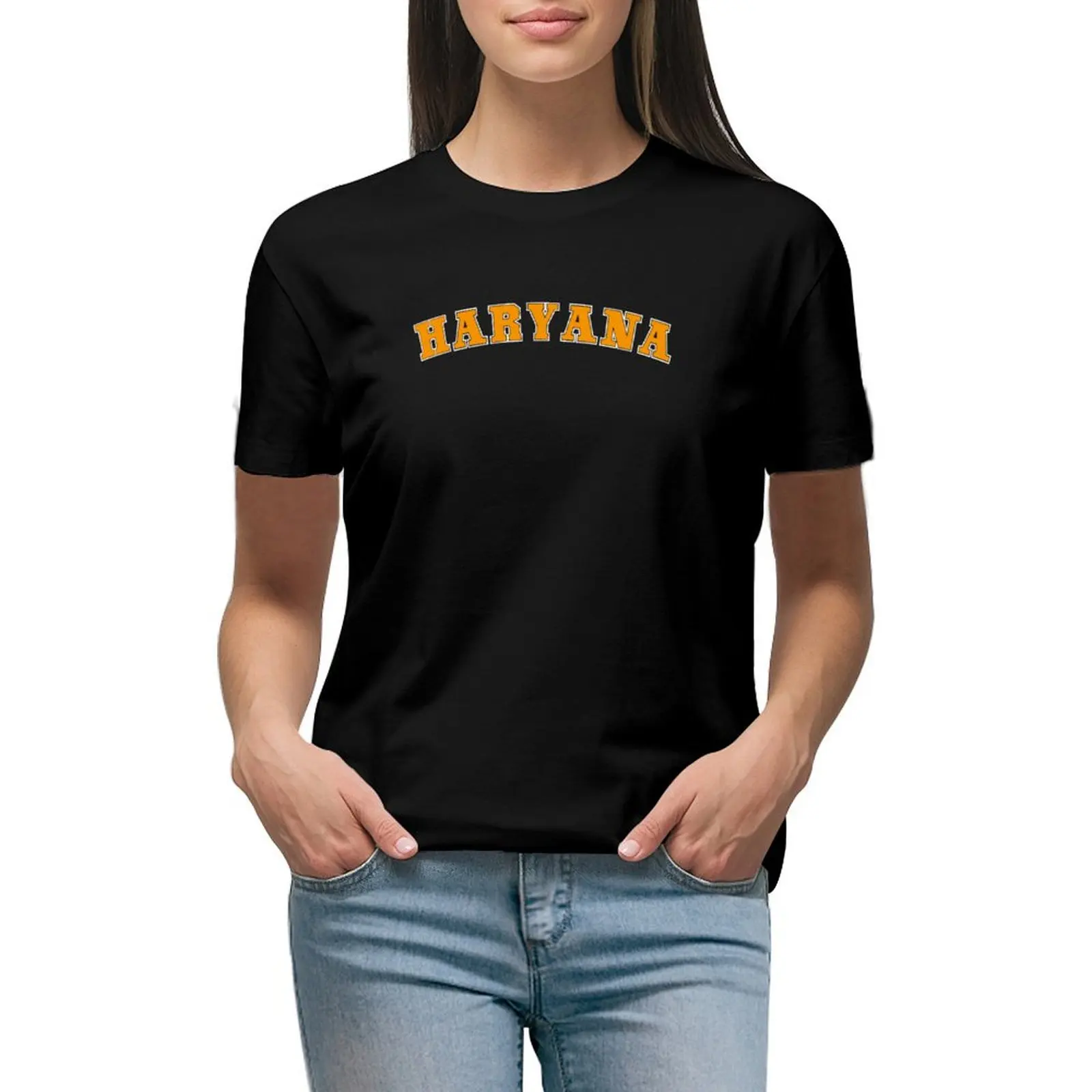 

Haryana T shirt T-shirt tees summer top t-shirt dress for Women long