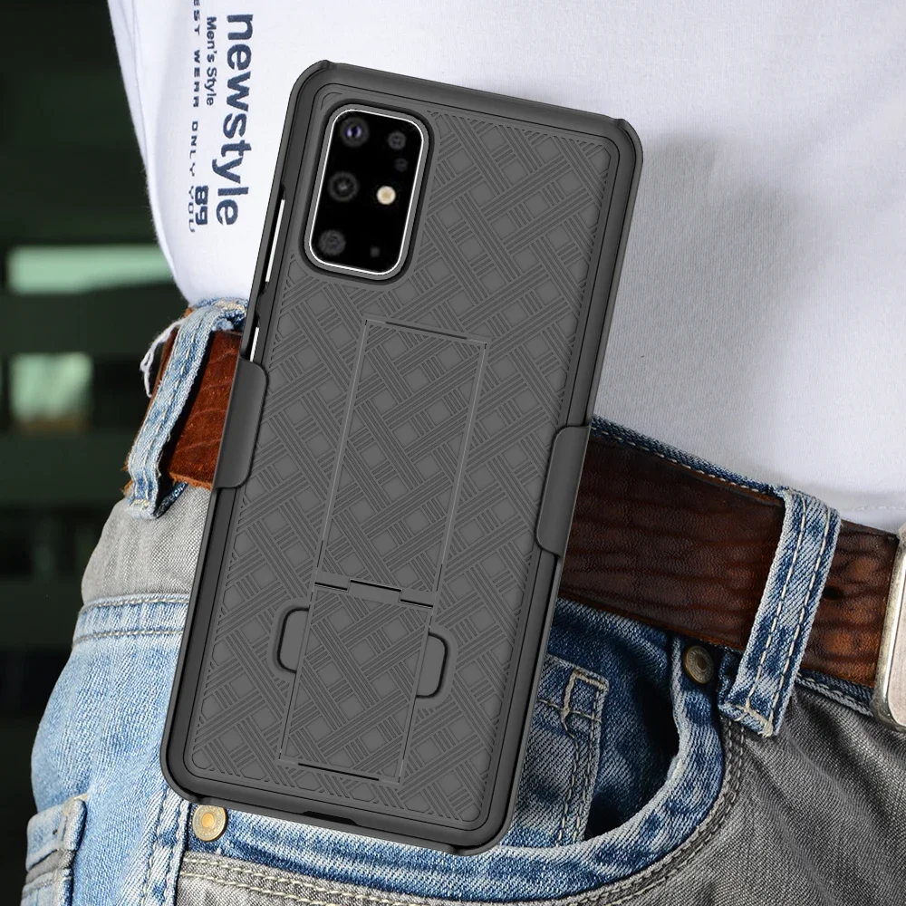 Sport Holster Case Waist Belt Clip Shockproof Cover for Samsung Galaxy S24 S23 S22 S21 Ultra Plus S9 S10e NOTE 10 20 Phone Cover