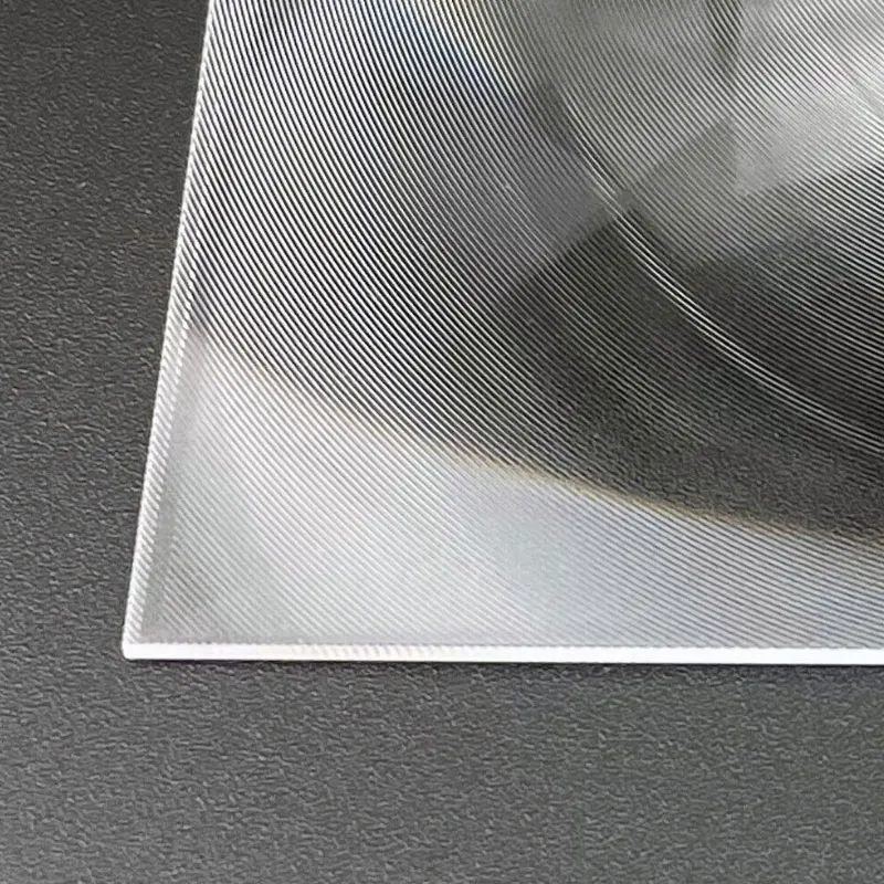 광학 PMMA 플라스틱 프레넬 렌즈, 태양열 콘덴서 LED 렌즈, 초점 거리 600mm, 280x280mm