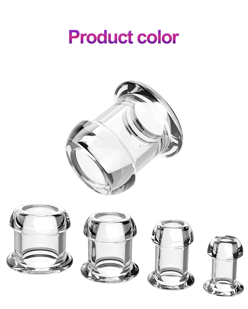 Hollow Anal Plug Dilator Prostate Massager Sextoy Vagina Anchor Shower Enema
