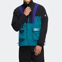 Adidas officiel authentique saisonnier nouveau bloc de couleur veste de Sport décontractée pour hommes HE9930 1