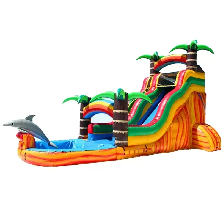 

Inflatable Dragon's water slide water park slides commercial grade inflatable water slides