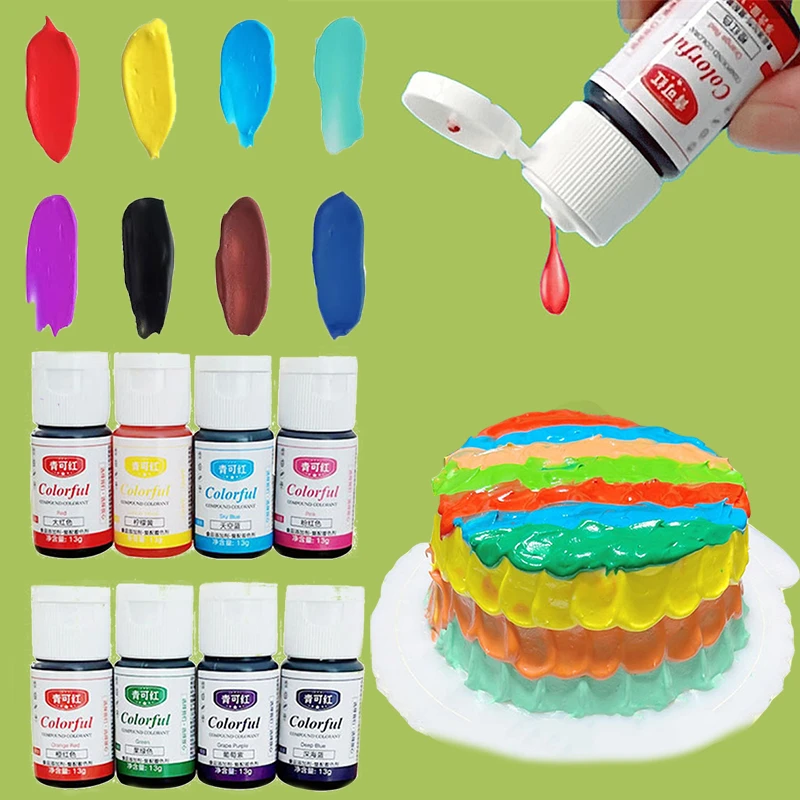 13g Cream Cake Food Coloring Gel Edible Color Dye DIY Fondant Cakes