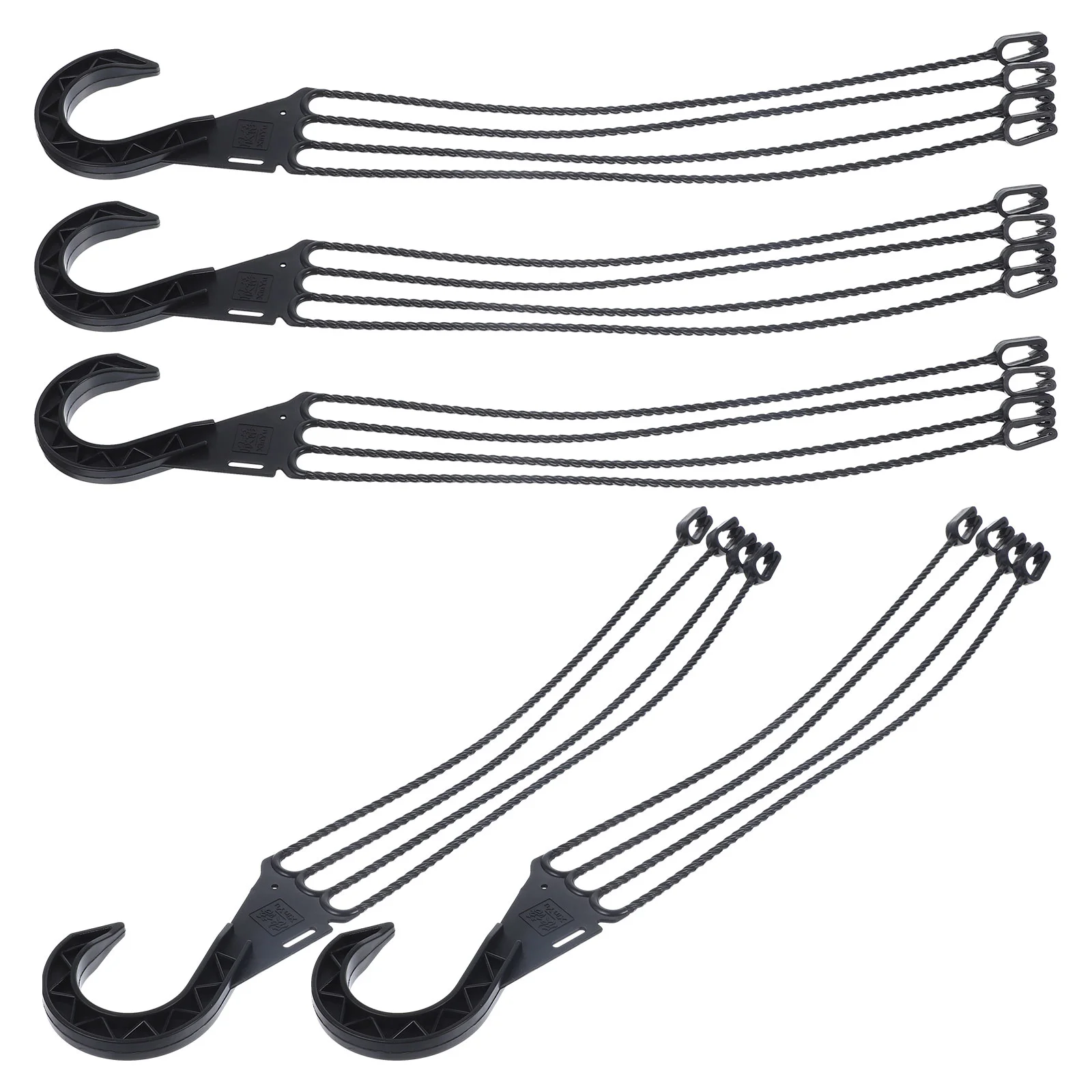 

5 Pcs Hanging Basin Hook Plastic For Flowerpot Hooks Hanger Sturdy Outdoor Pots