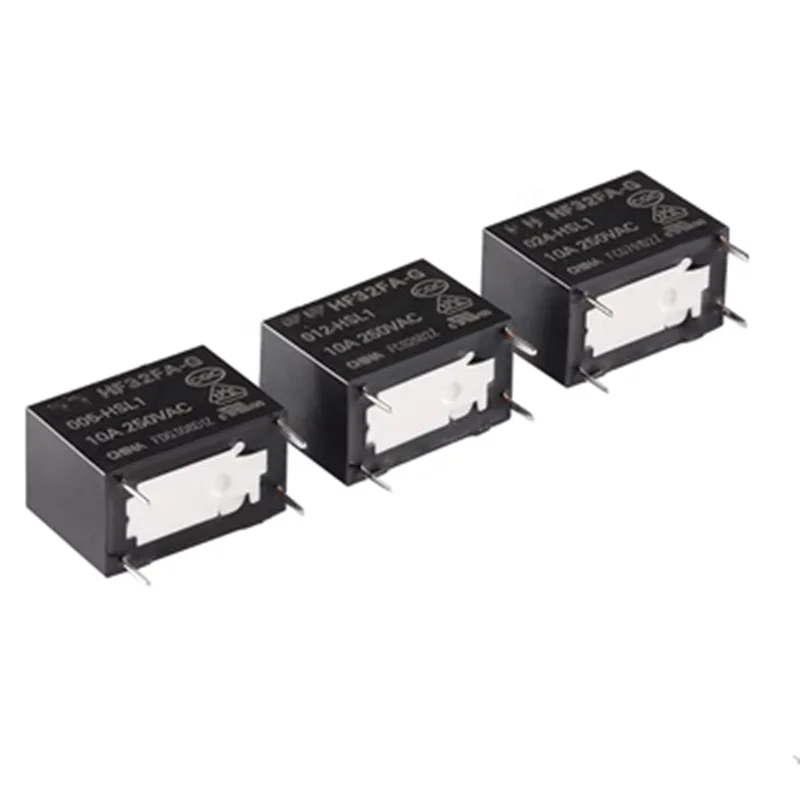 5 Stück HF32FA-G-005-HSL1 HF32FA-G-012-HSL1 HF32FA-G-024-HSL1 HF32FA-G-005-HSL2 HF32FA-G-012-HSL2 HF32FA-G-024-HSL2 Leistungsrelais – Detail 1