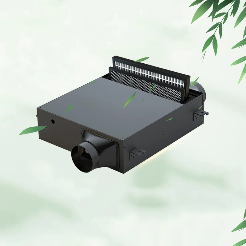 

Ультратонкий бесшумный воздуховод вентилятор с несколькими фильтрами двунаправленная система свежего воздуха вентилятор для очистки всего дома