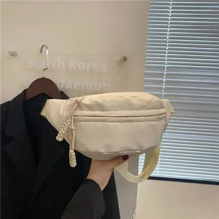 Half Moon Women's Chest Bag New Oxford Cloth Large Capacity Crossbody Bag Multifunctional Waterproof Waist Bags Travel Belt Bag 8