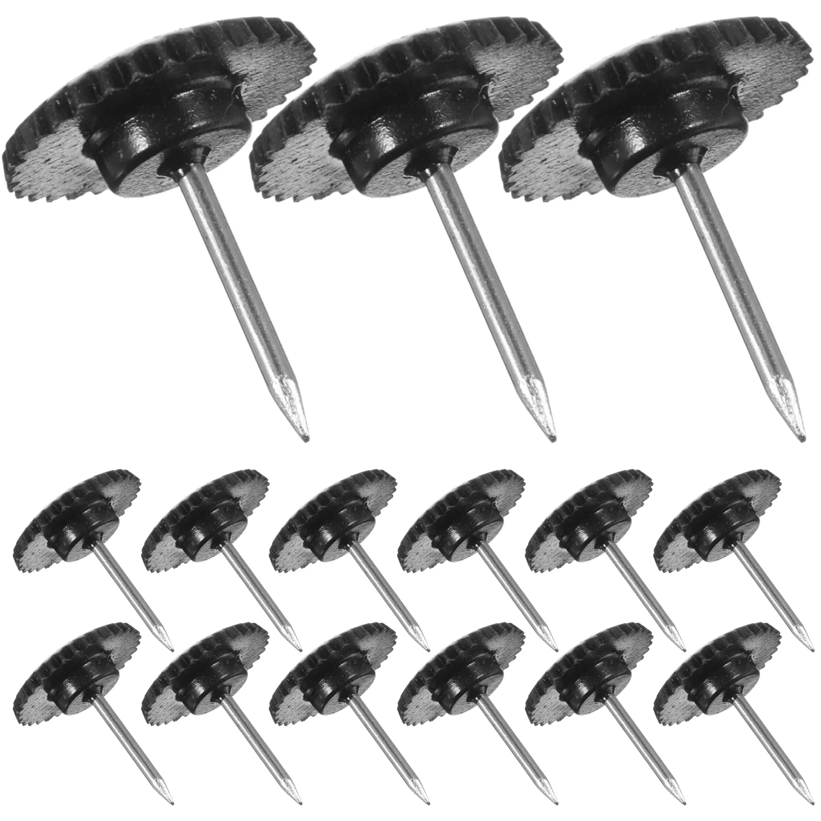 Push Pins 100 Pcs Office Transparent Gear Plastic Thumbtack for Cork Board