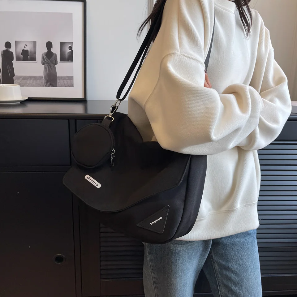 Women Crossbody Bag Ladies Canvas Handbag Travel Casual Shoulder Bag Leisure Fashion Messenger Bags Schoolbags