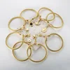 Trendy Charm Cuff Tie Knot Bracelets U Bangles for Women Gold Color 316L Stainless Steel Wire Thin Simple Bangles Jewelry 5