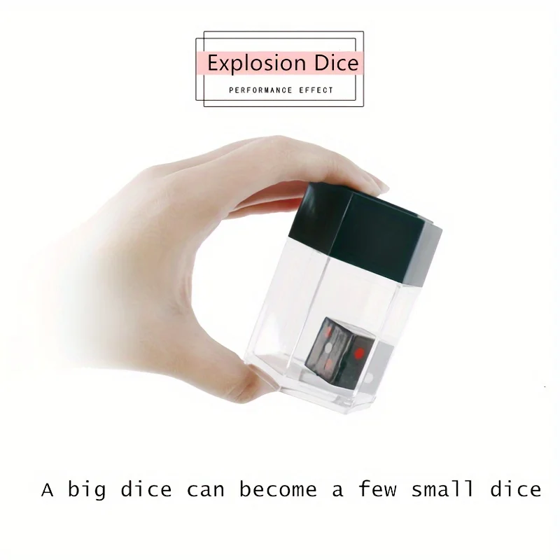 Explode Explosion Dice Easy Magic Tricks For Kids Magic Prop Novelty Funny Toy Close-up Performance Joke Prank Toy 3+ 5