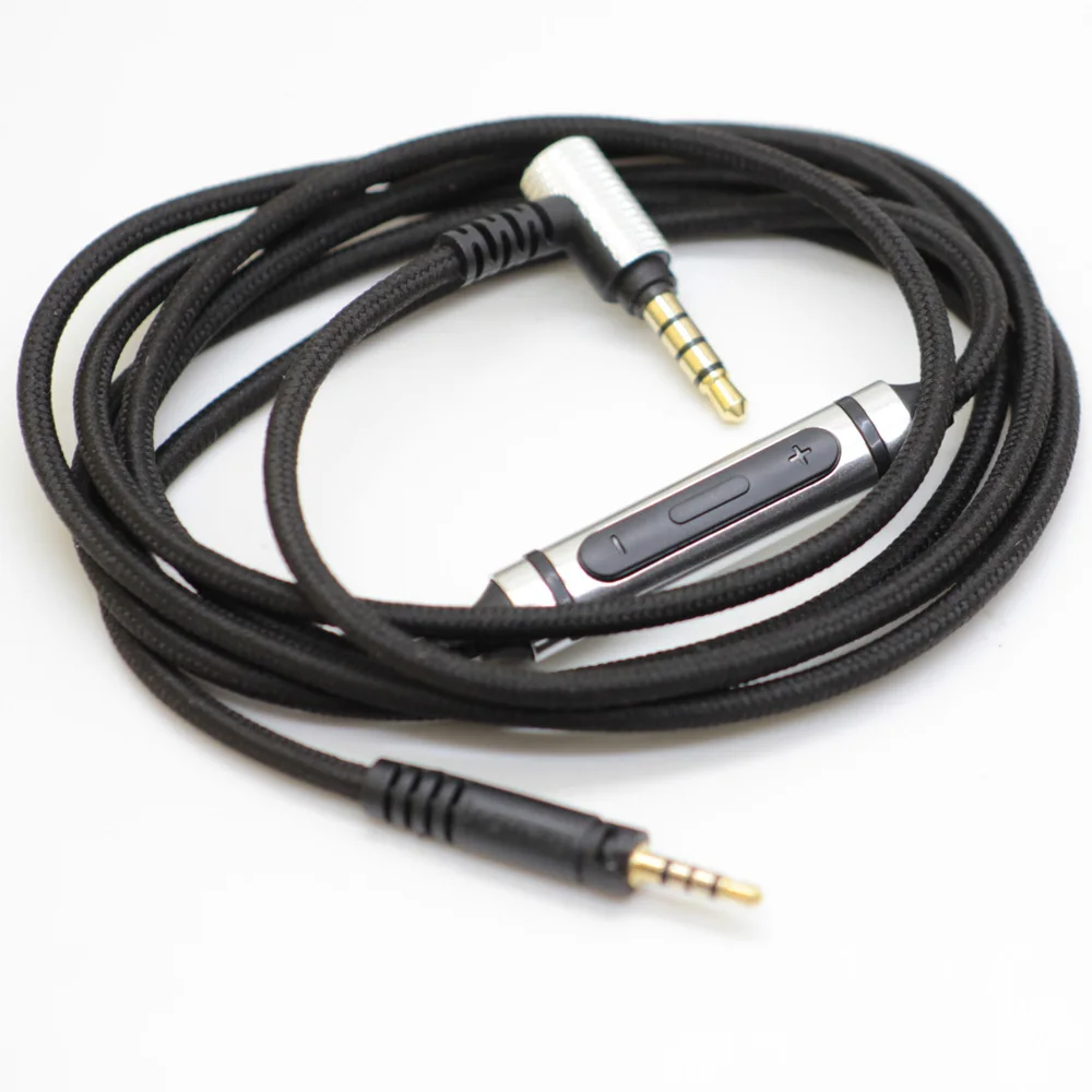Replacement Cable for Sennheiser Momentum 2.0 On Ear Over Ear Bluetooth Wireless Headphones Cable Cords With Remote Microphone