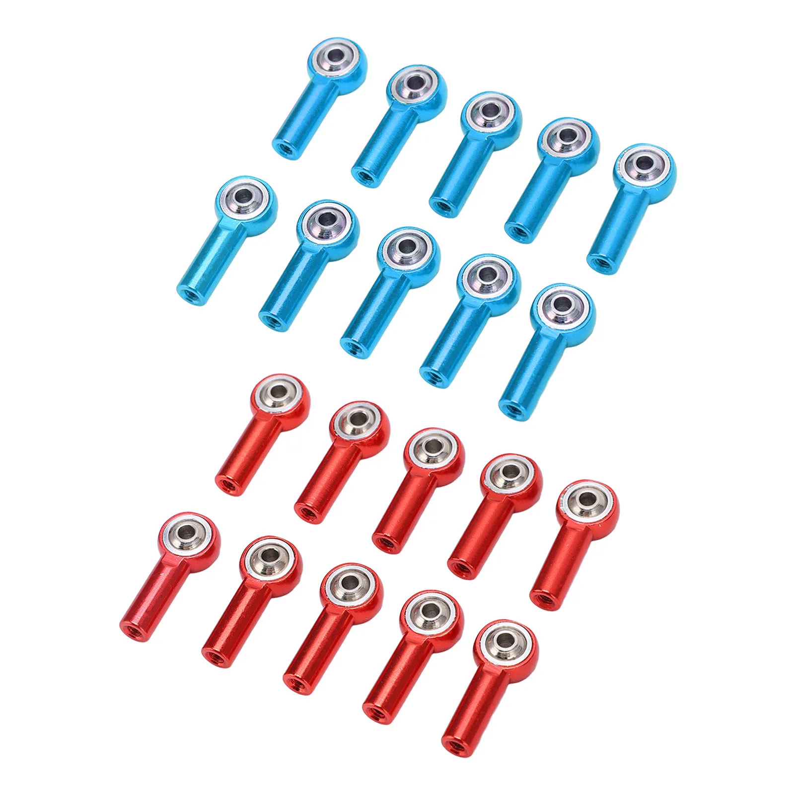 알루미늄 링크 로드 엔드 볼 조인트 26mm 길이 M3 볼 조인트 1/10 1/8 RC 자동차용 경량 휴대용 내마모성