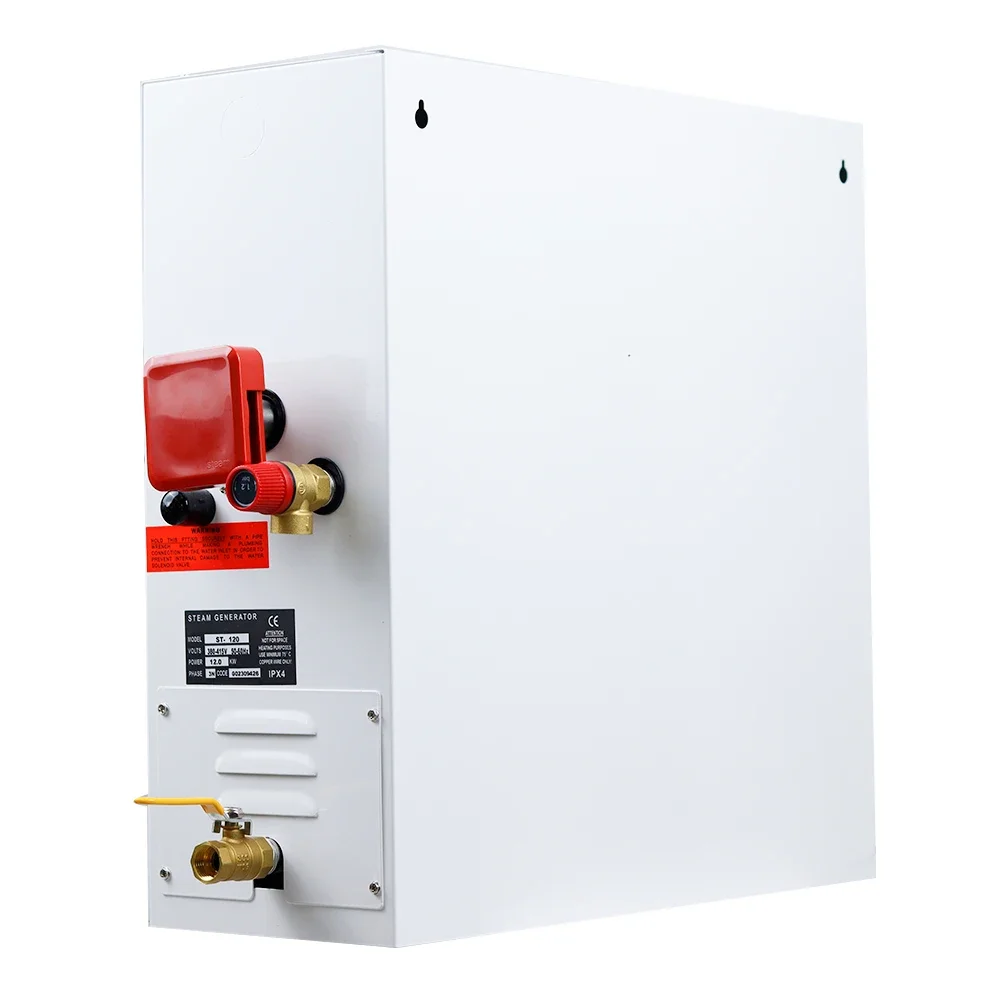 12/15/18kW Steam Shower Generator 220V 380V Steam Generator Sauna for Room Home Bath Machine with Digital Controller 5