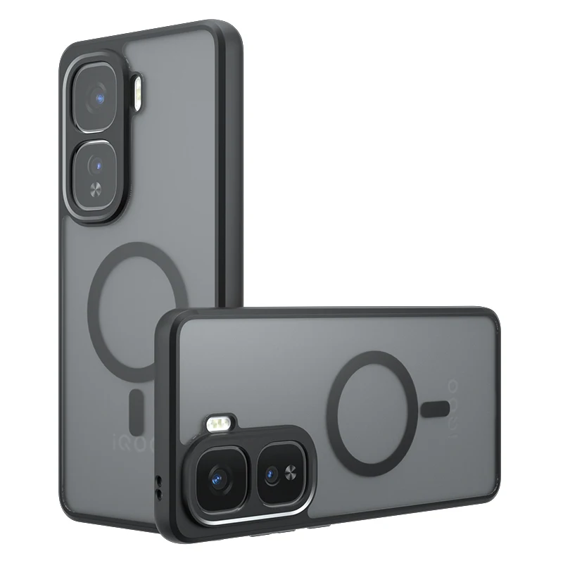 Translucent Magnetic Skin Feel Wireless Charging Back Cover Case