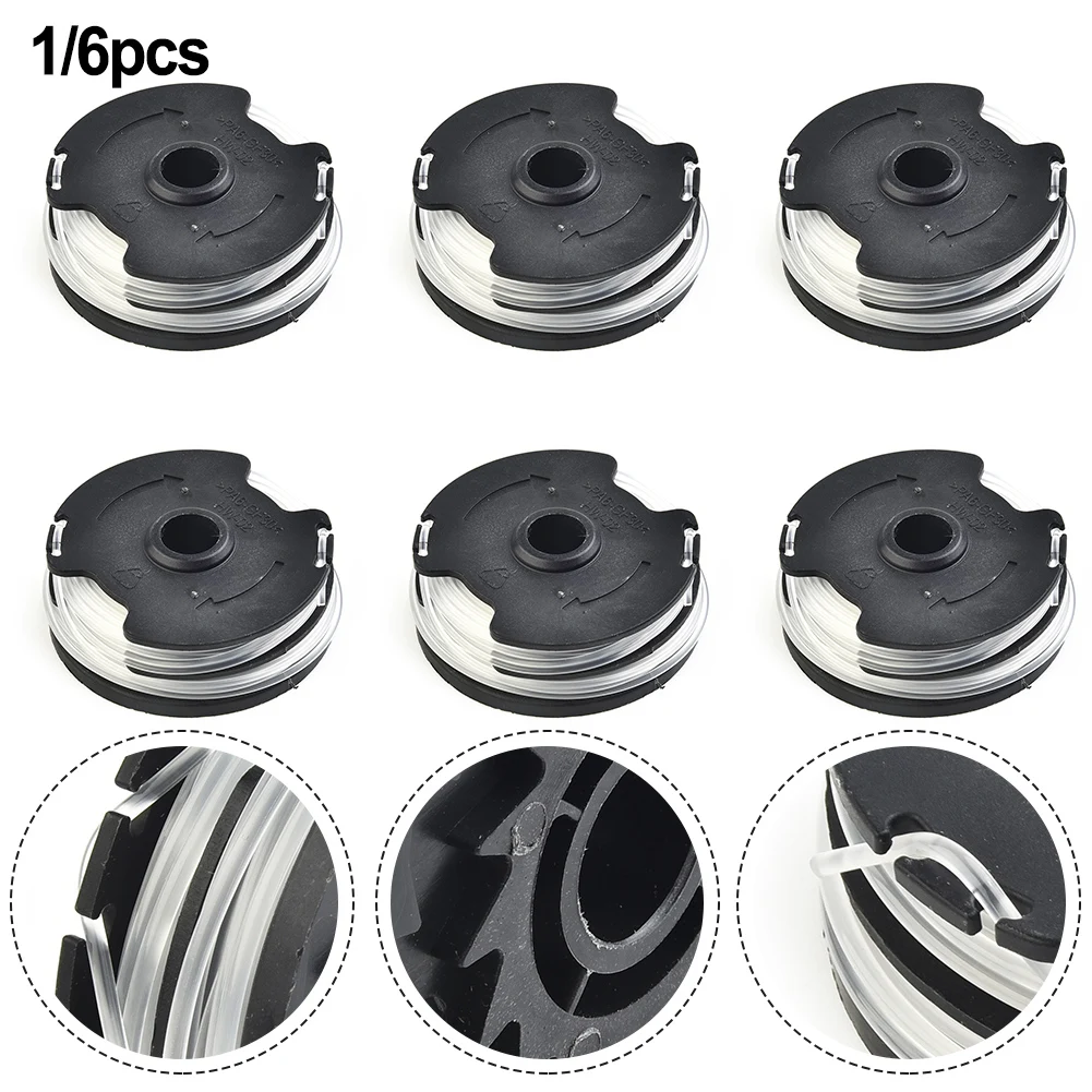Grass trimmer accessory 1/6pcs Thread Spools For LIDL Parkside Cordless Grass Trimmer PRTA 20-Li A1 B2 C3 Garden String Trimmer Replacement Accessoy