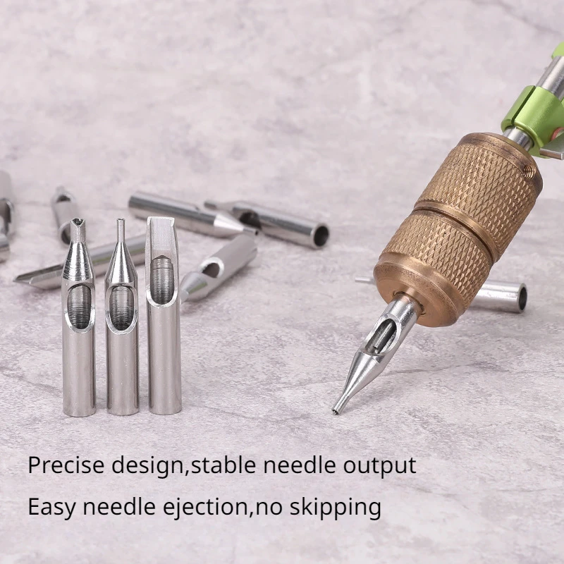 Tattoo Microblading Needles Tattoo Tips 22pcs Full Set 304 Stainless Steel Set Body Art Tattoo Shader Liner Nozzle Tip for Needles Supply Accessories