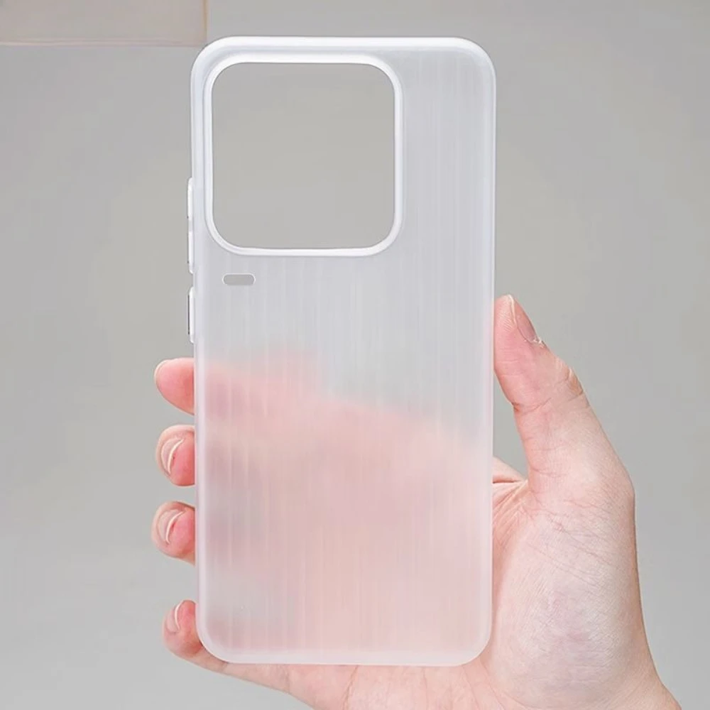 Premium Frosted Magnetic Anti-Fingerprint Protective Case - Hard Corrugated Clear Anti-Fall Design