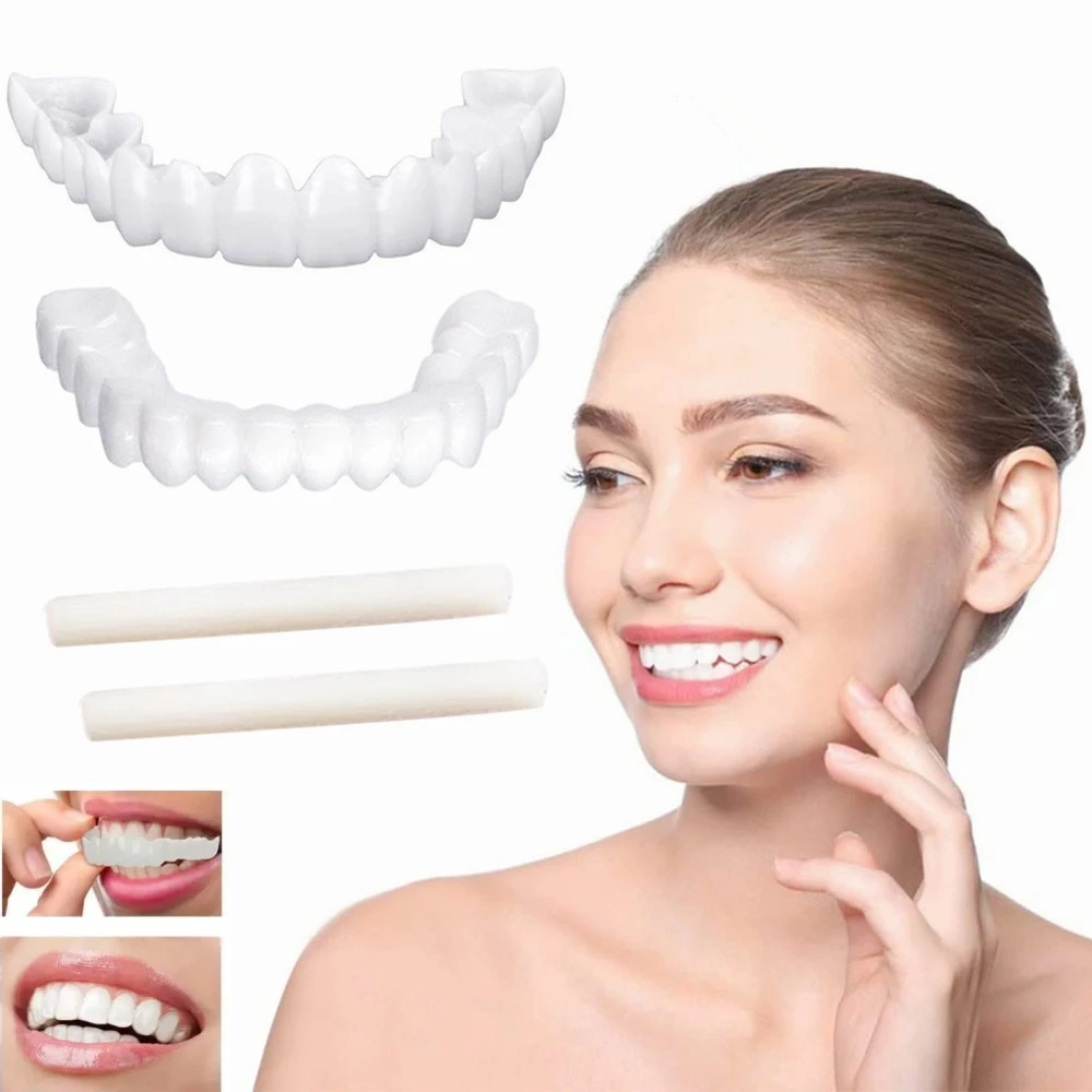 Bouchons De Fausses Dents à Grandes Dents, 2 Pièces, Pour Clown, Lapin, Sorcière, Accessoires De Costume D'halloween