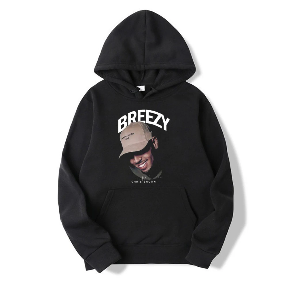thumbnail image 1 of Sudadera con capucha de Chris Brown de la gira Under The Influence 2023 Sudadera con capucha Breezy Sudaderas de gran tamaño de rapero Sudadera con capucha de primavera y otoño, 1 of 5
