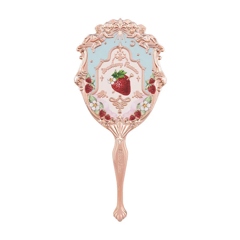 Flower Knows Strawberry Rococo Series Makeup Set Glitter Matte Eyeshadow Palette Blusher Power Velvet Lipstick Kit 6