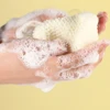 Cottton And Linen Bathing Soap Bags Foaming Net Soap Storage Bag Colorful Bathing Soap Bags Linen Soap Bag Random Color 5