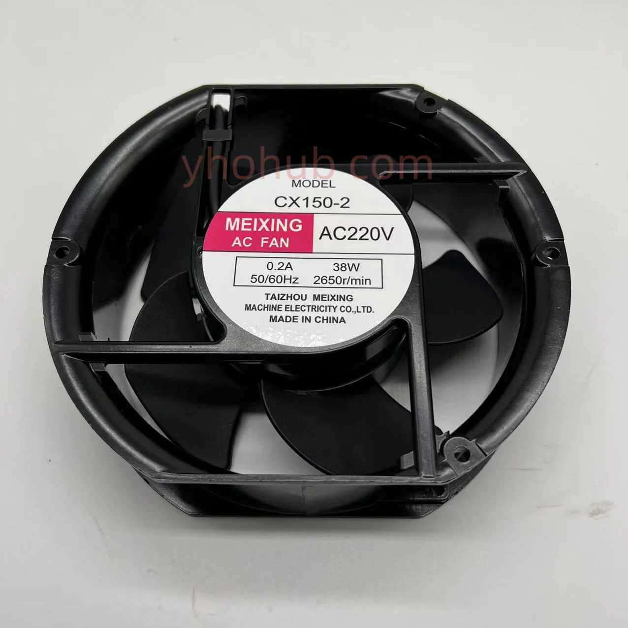 Meixing Gx1502 Servidor Ventilador de Refrigeração ac 220v 38w 172x172x51 mm 2-wire