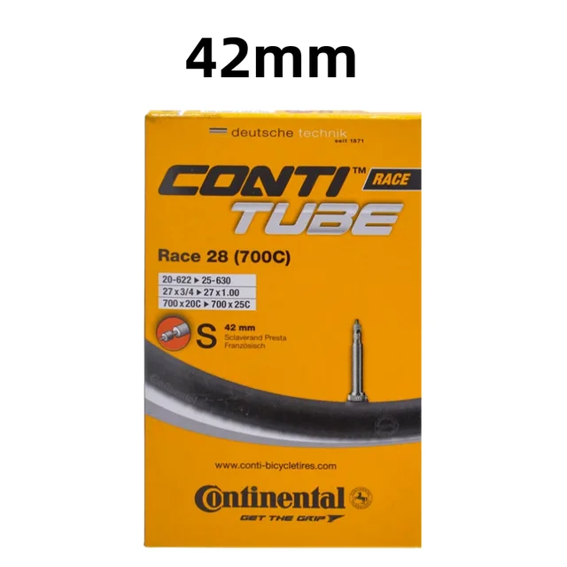 Continental Inner Tube Grand Race 28 for Road Bike 700C X 2025 Presta Valve 48/60/80mm Bicycle