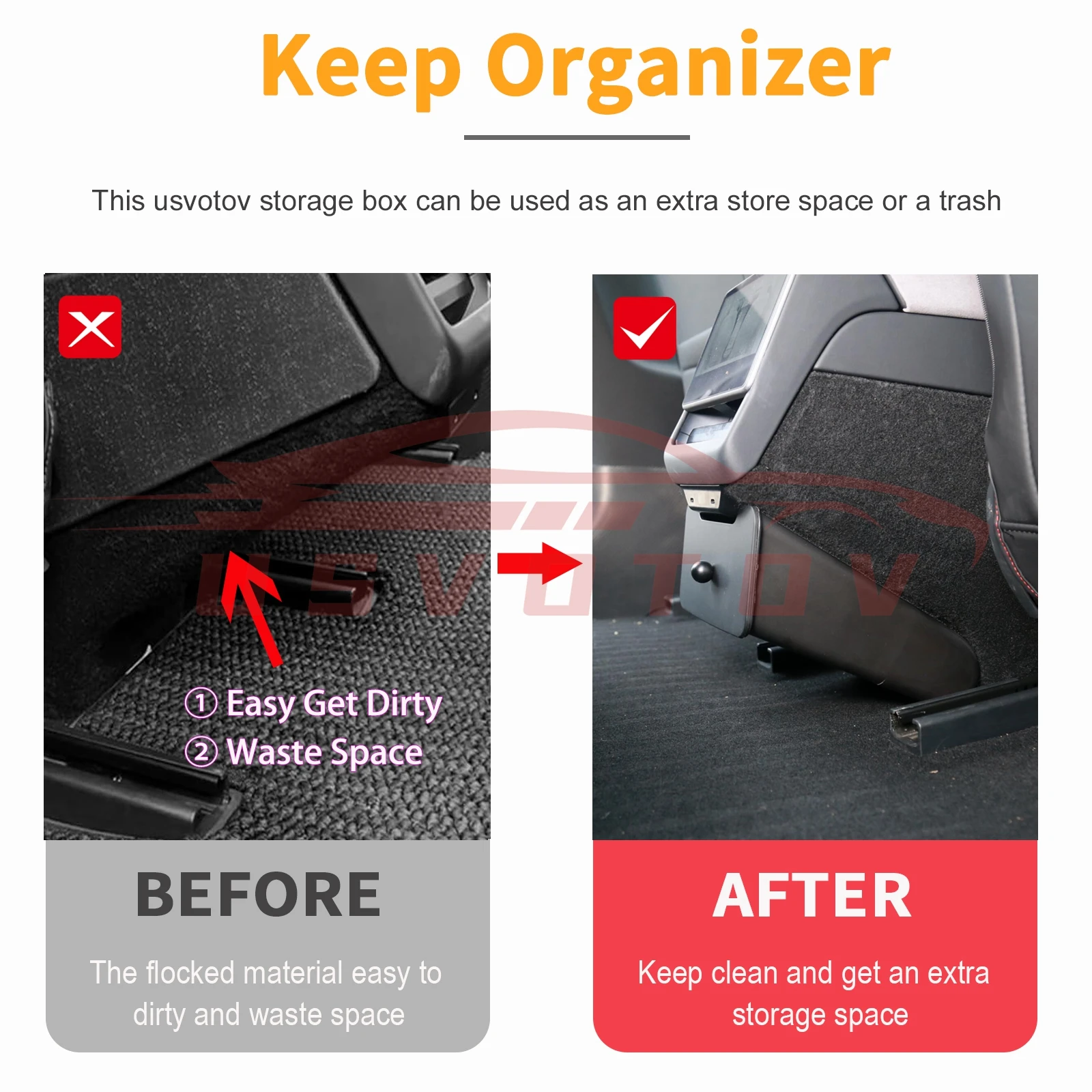 

For Tesla Model 3 Highland 2024+ Center Console Storage Box 1 shop