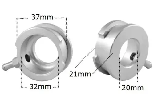 Water hose fitting coolant filler neck assembly 32mm 1.25'' ID
