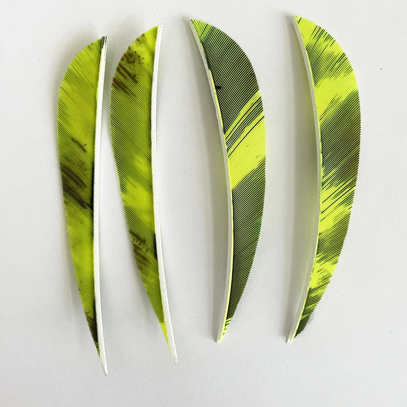50Pcs 5 Inch Arrow Feather Fletching Archery Accessories Camo Color Right Wing Turkey Hunting Feathers DIY Accessories 4