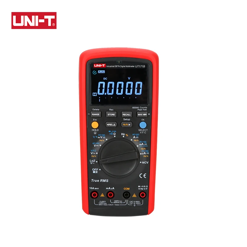 

UNI-T UT171B Industrial True RMS Digital Multimeters Admittance 60K Counts Resistance Tester Original Measure EBTN LCD USbbB