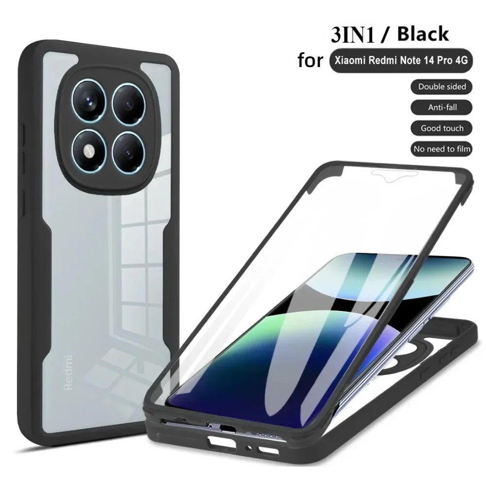 3-in-1 360° Full Coverage Shockproof Phone Case