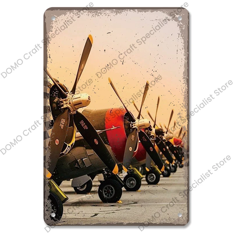 Spitfire Aeroplane, British, RAF, iconico stile vintage in metallo