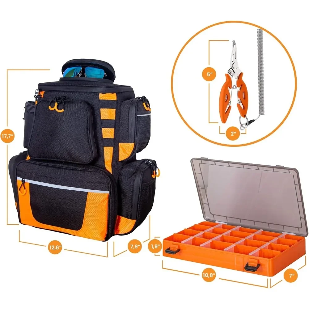 Waterproof Fishing Tackle Backpac 2