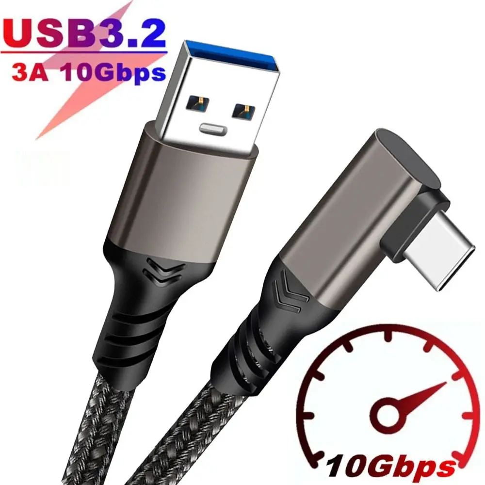 

3m 5m Fast Charging For Quest 1/2 VR Link Cable USB Type A to Type-C USB 3.2 Gen 2 Cable 10Gbps