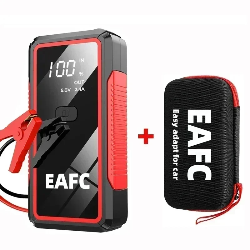 EAFC 12V Car Jump Starter β 600A to 2000A Peak Battery Booster, Portable Power Bank Emergency Starter for Cars, Motorcycles & Trucks 1