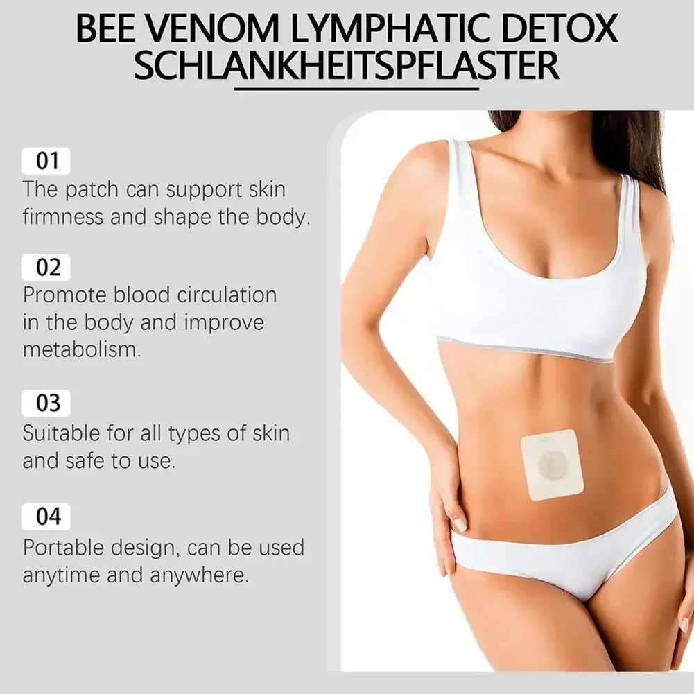 Weight Loss Patch Bee Weight Loss Belly Patch Fast Burning Fat Detox Navel Sticker Dampness-Evil Removal Improve Stomach