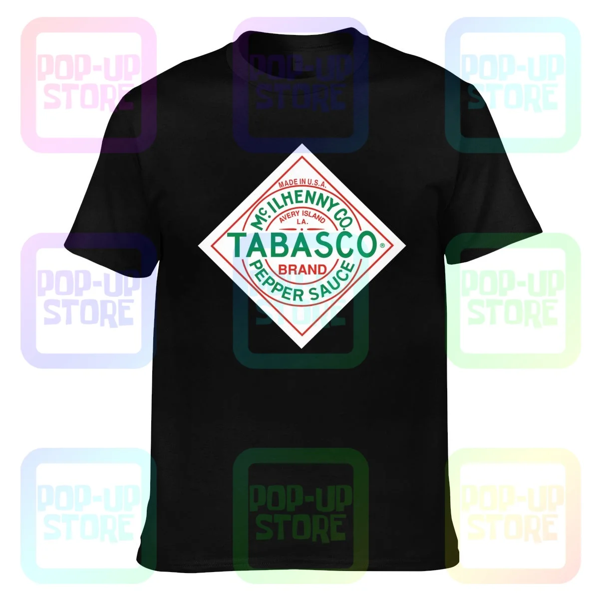 Maglietta Di Pomodoro Cartone Animato Tabasco Salsa Pepe Maglietta Stile Fresco Novità Streetwear