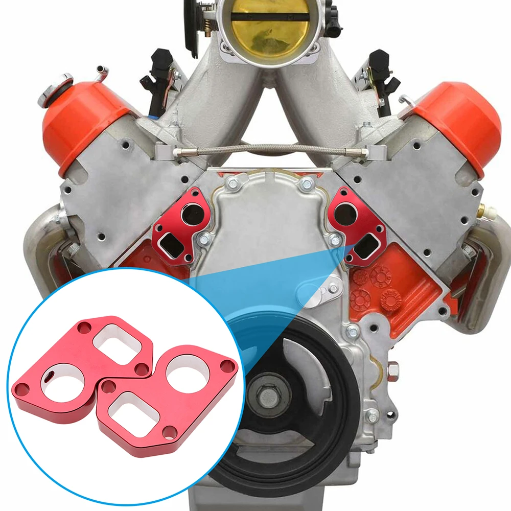 LS Water Pump Spacer Kit Adapts LS1 Camaro GTO Water Pumps To Truck
