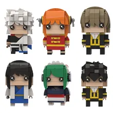 

Moc Anime Figures Brickheadz Set Building Blocks Kit Constructor Decoration Block Model Assembling Toys for Children Boys Gifts