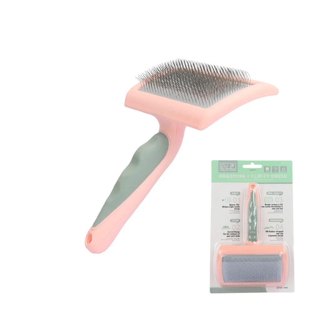 

Soft Handle Pet Grooming Reduce Shedding Cleaning Tools Hair Removal Tools For Hair Removal Easy To Use Pet Comb Remove Pet Hair