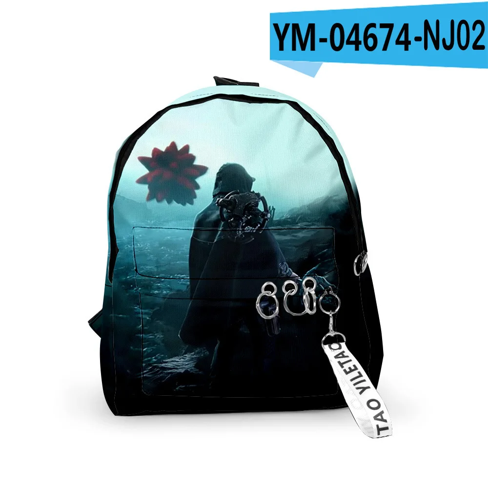 

Рюкзаки для мальчиков и девочек, водонепроницаемые милые школьные ранцы с 3D-принтом из мультфильма Hell is Us