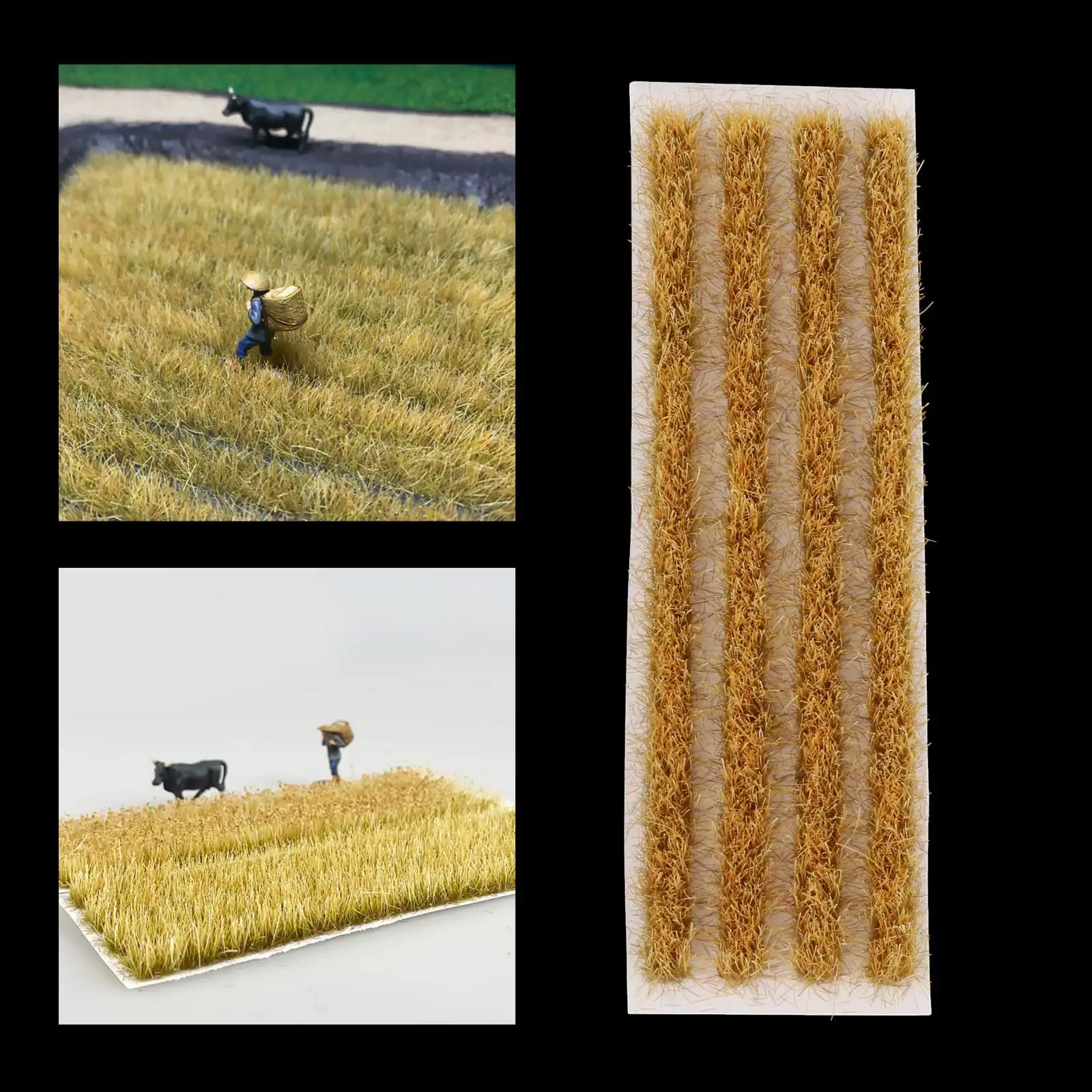 1:72-87 DIY Wheat Field Mini Lawn Static Landscape Scenery Accessories