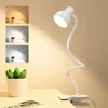 LED Desk Lamp Clip Reading Light Adjustable Brightness Book Light Room Book Lamp Study Read Lamp Flexsible Reading Night Light 1