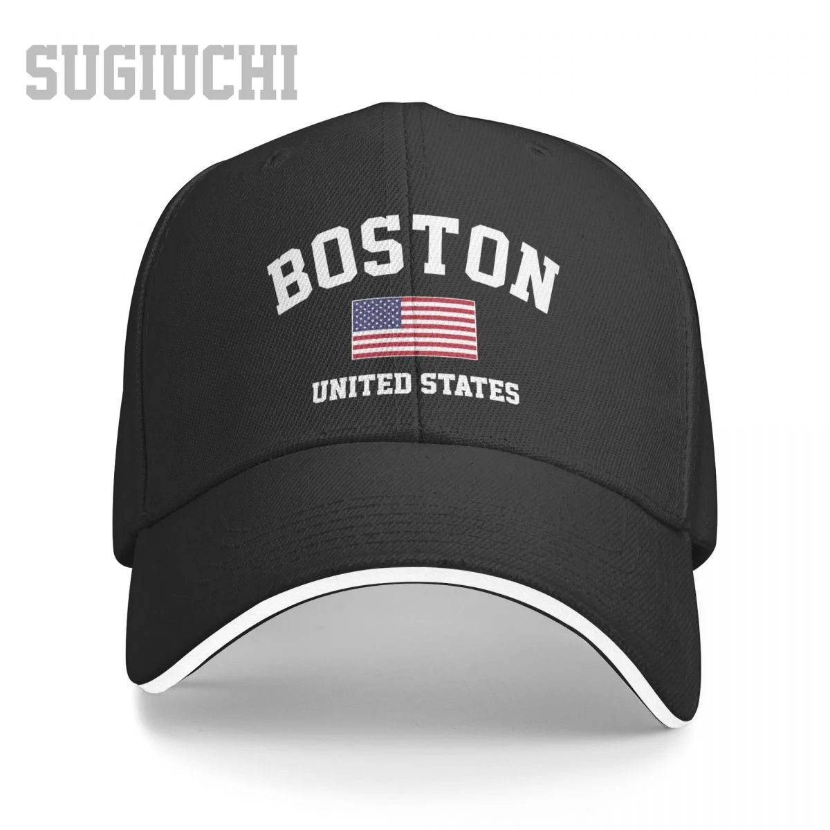 

Unisex Sandwich Boston Of USA United States City Baseball Cap Men Women Hip Hop Caps Snapback Golf Hat Fishing