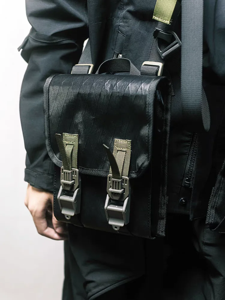Shoulder Bag Bolt boat Functional xpac cd material compression buckle mesh pocket techwear accessories edc carrier canvas shoulder bag