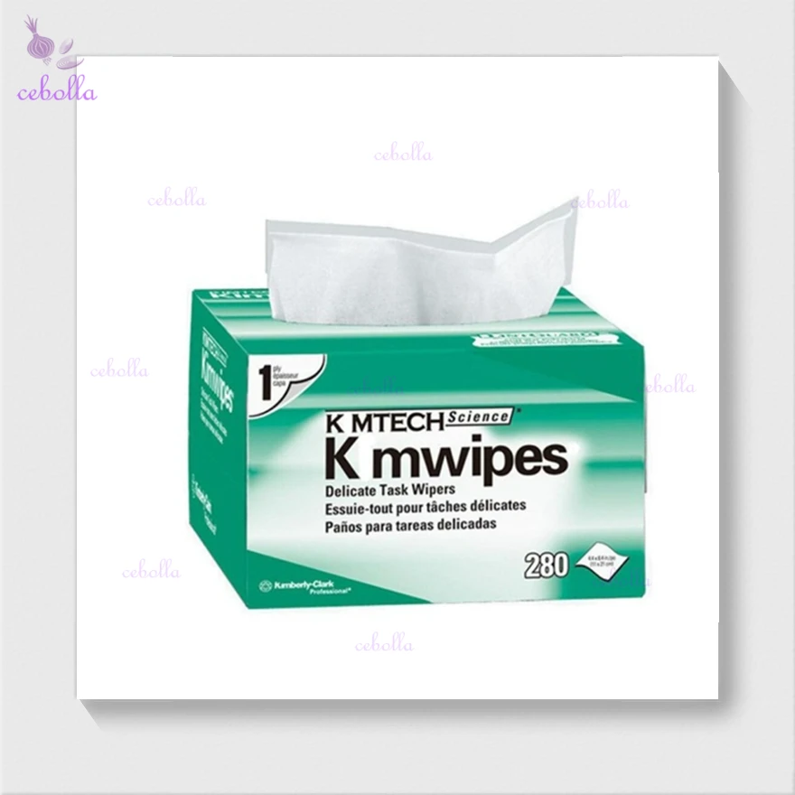 1 Pz Kimwipes 210Mm X 110Mm Fine Gradelint Free Per Componenti Ottici E Attrezzature Da Laboratorio 210Mm X 110Mm